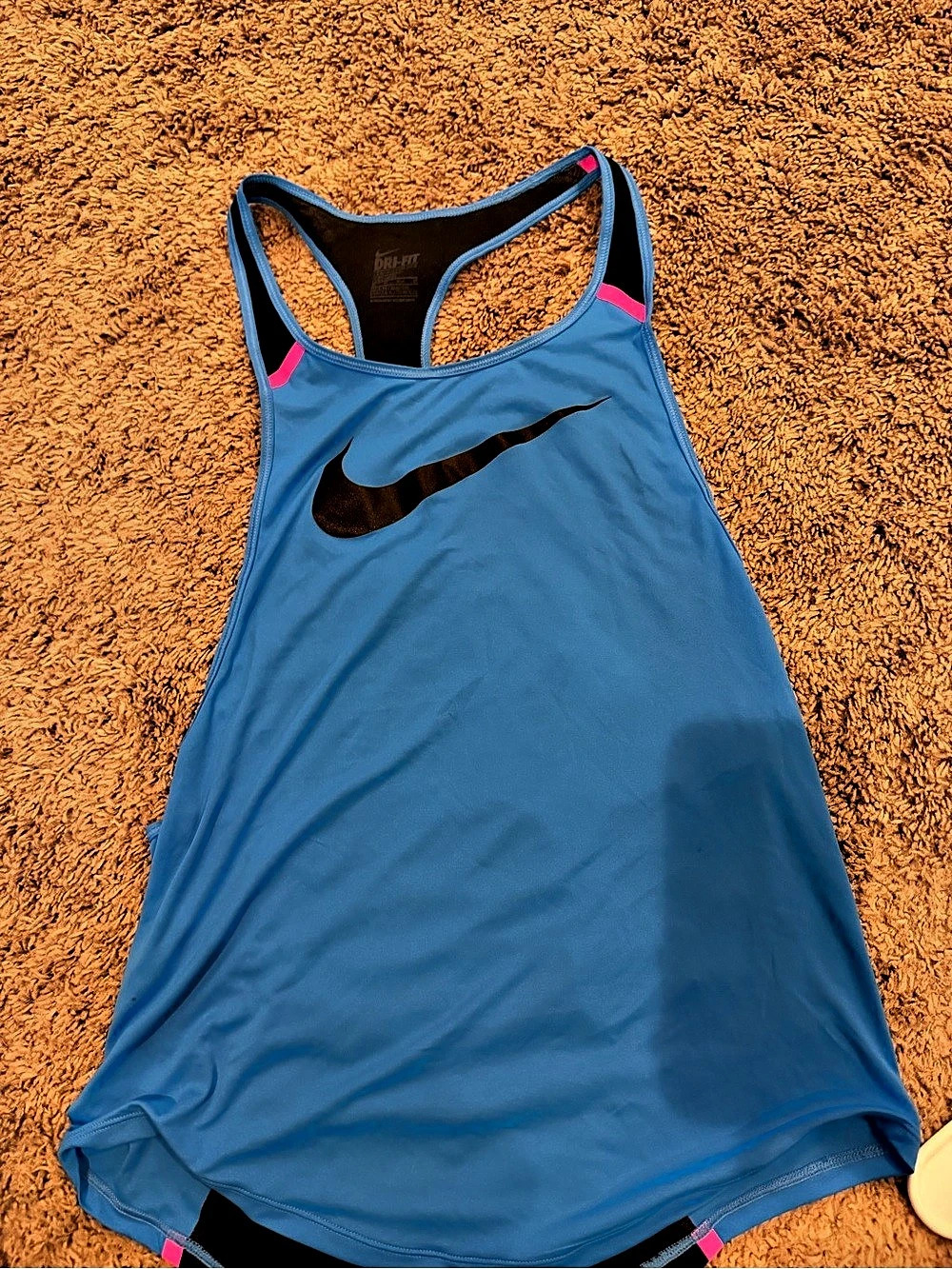 Nike Women's Blue & Black Athletic top